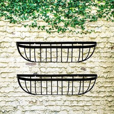 2 Wall Trough Planters 24 Inch
