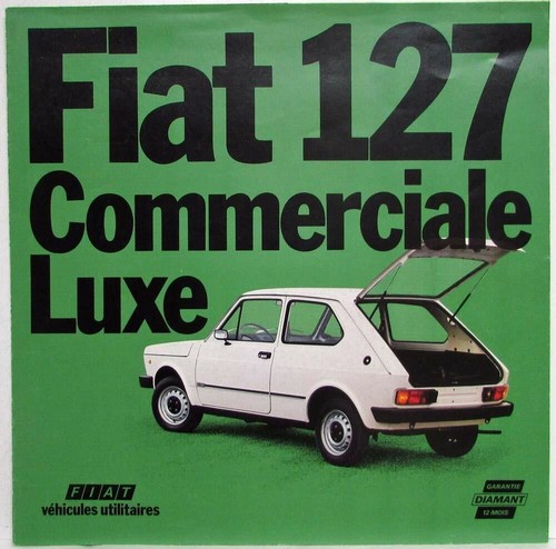 1977 fiat 127 commerciale - 1977, luxe