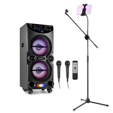 Bluetooth Karaoke Speaker System & Microphone Tablet Stand Fenton LIVE2104