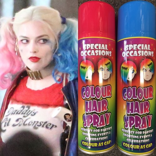 Pink blue hair - blue, spray