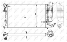 NRF Radiator for Peugeot 306 GTi-6 RFS(XU10J4RS) 2.0 June 1996 to June 2001
