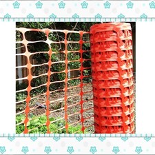 Orange Temporary  Barrier Fencing 50m Mesh Safety Net Roll For Construction Site