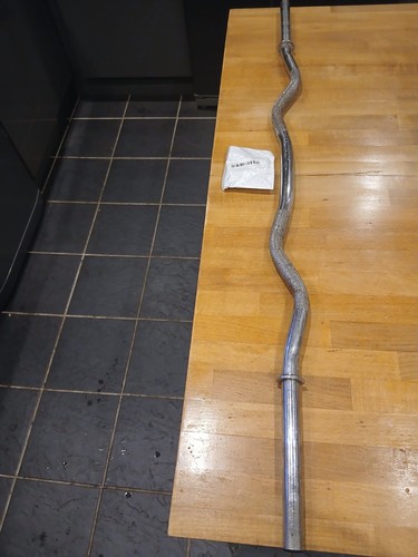 Curl bar one - ez, 'one-inch'