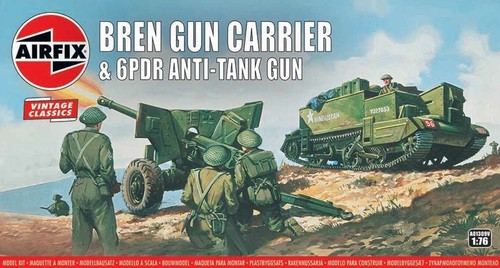 Airfix bren gun - 1/76,