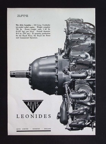 Original 1953 advert alvis - original,
