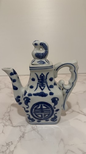 Vintage blue white chinese - &,