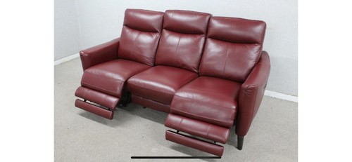 Red leather power - red, recliner