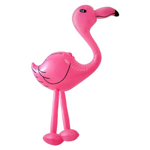 Inflatable pink flamingo - pink,