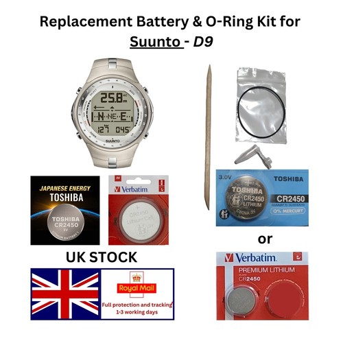 Battery kit for suunto dive - suunto, d9