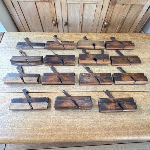 Wooden moulding plane x15 - wooden,