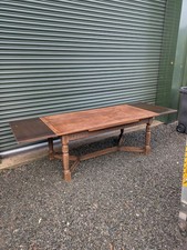 Vintage 9ft long Carved Solid