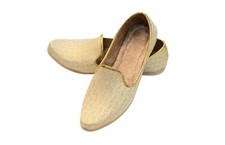 Mens Punjabi Jutti Jamawar Pakistani Indian Khussa Mojari Loafer Shoes Art-LR 07