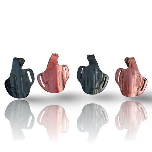 Leather pancake holster for - leather,