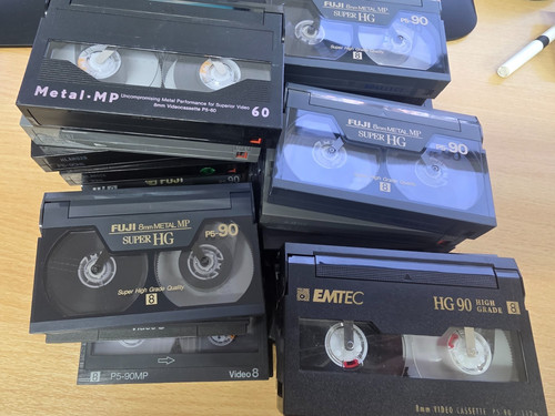 Assorted 8mm hi8 camcorder - hi8,