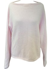 Balmain Pink Angora Wool Blend