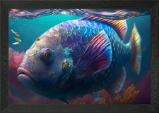 Rainbowfish Framed Wall Art