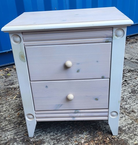 Solid pine bedside tables - solid,