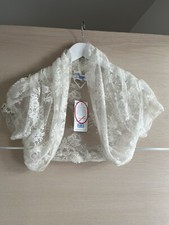 Bridal Lace Bolero Size 12