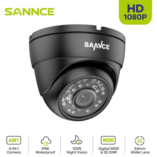 Sannce dome cctv 4in1 - hd, 1080p