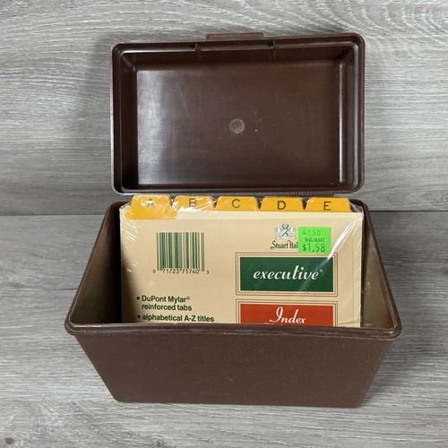 Vtg plastic recipe - plastic,