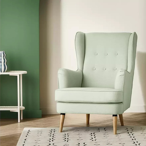Callie fabric wingback chair - wingback,