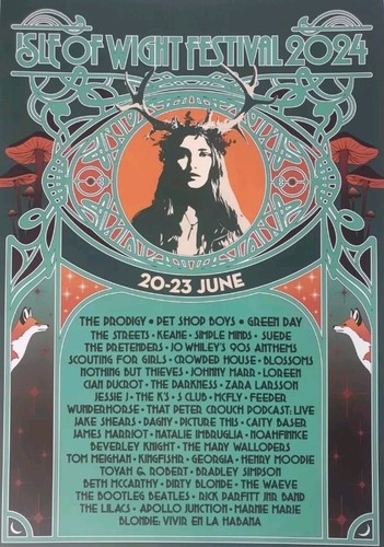 Isle wight festival 2024 a3 - of,