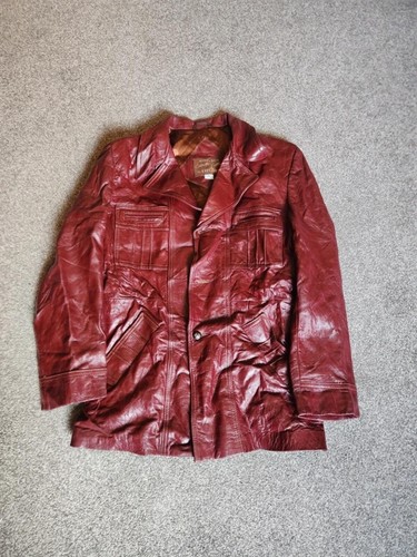 Vintage 80s grais leather - 80s,