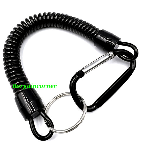 Spiral keyring stretchy key - keyring,