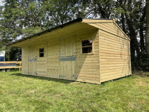 Mobile 12x24 stable - block, /