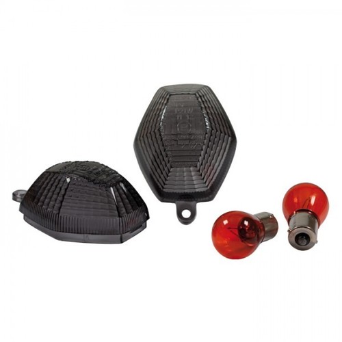 Smoked indicator signal lenses