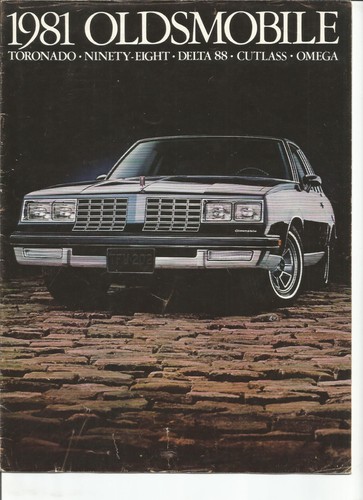 1981 oldsmobile brochure - brochure, w/