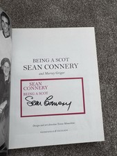 SIGNED Sean Connery Being A