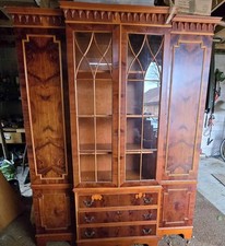 Antique Book Case Yew