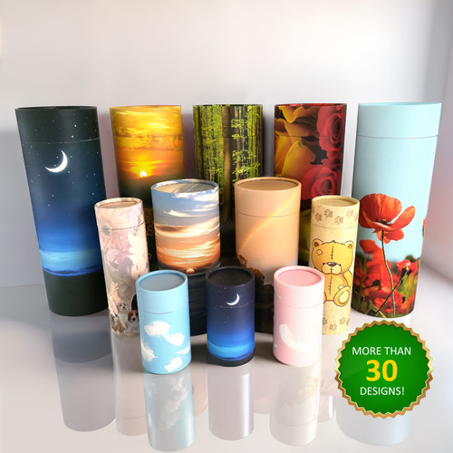 Scatter tube for ashes - scatter,
