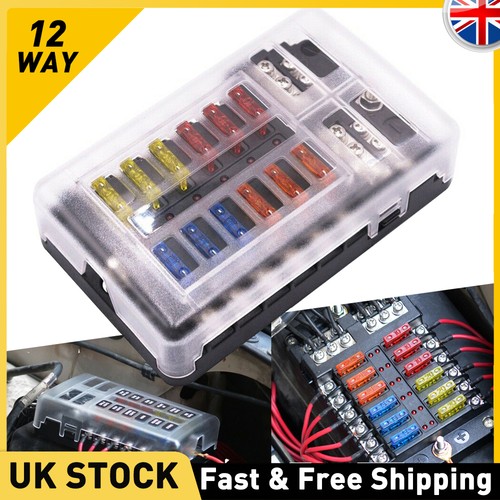 12way 12v 24v - 12v, fuse