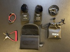Rode Wireless GO II 2-Channel Microphone System w/ Lavalier Mic + Case