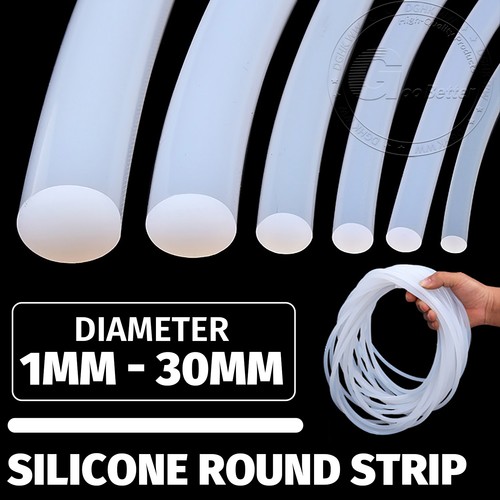 Solid round silicone - round,