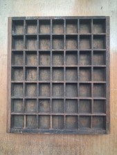 Vintage printers wooden type
