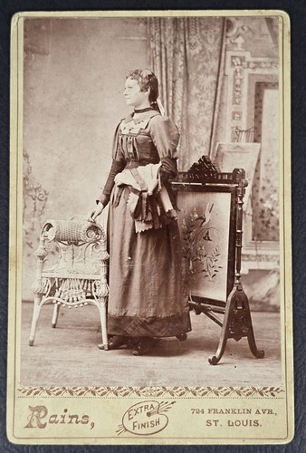 Antique cabinet card - antique, photo