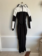 Topshop Sno One piece ski suit -  Women’s size 8 Faux Fur Ruff