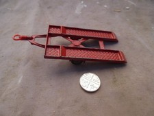 Corgi racing car red trailer (