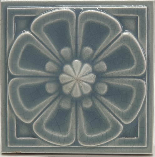 Art deco fireplace tile - deco,