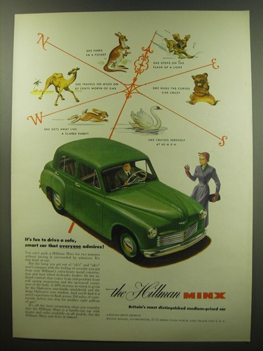1949 hillman minx car - 1949,