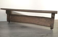 Oak Decorative Shelf Dark Stained | 106.5cm | Rustic Shelves