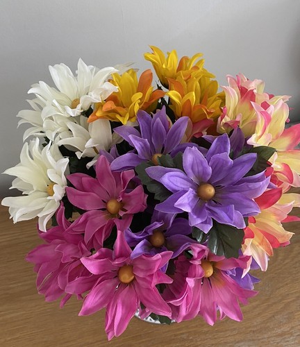 Artificial faux silk flowers - artificial,