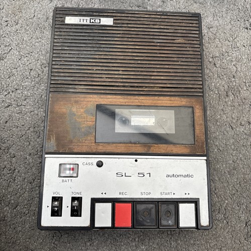Vintage 1970 itt recorder - itt,