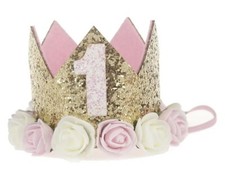 1st Birthday Crown Party Hat