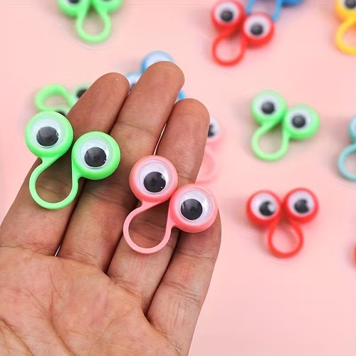 Googly eye finger puppets - 8,