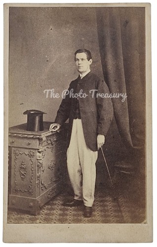Cdv handsome victorian gent - handsome,