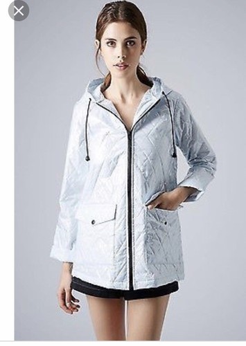 Blue quilted pvc - blue,